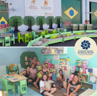 Fundação dos Bancos Sociais da FIERGS instalam 20 espaços de Leitura em bairros da periferia da capital 