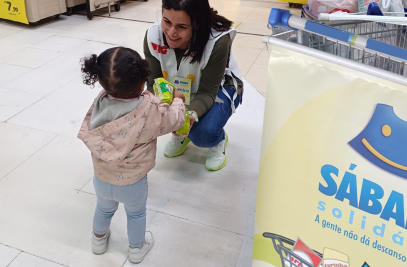 O Banco de Alimentos precisa de ajuda para levar alimento e esperança a quem mais precisa - Participe do Sábado Solidário 