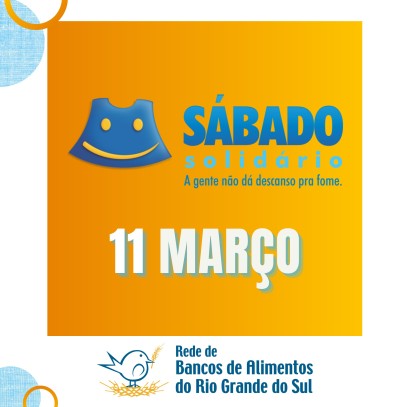 Campanha “Sábado Solidário” arrecadará alimentos em 19 cidades gaúchas