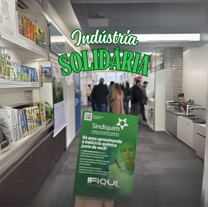 Indústria solidária: Sindiquim doa valor arrecadado na FFIQUI ao Banco de Alimentos de Porto Alegre