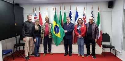 Intercambista da África do Sul visita os Bancos Sociais da FIERGS