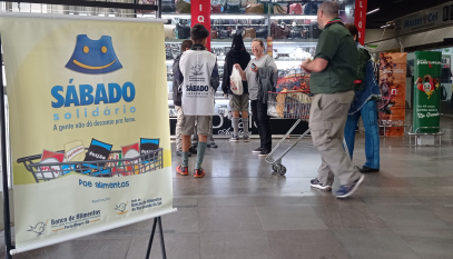 Faça sua doação no Sábado Solidário e ajude o Banco de Alimentos a combater a fome na sua cidade