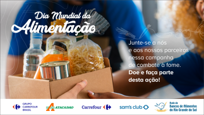 Grupo Carrefour Brasil realiza ação nacional de arrecadação de alimentos em cerca de 600 lojas
