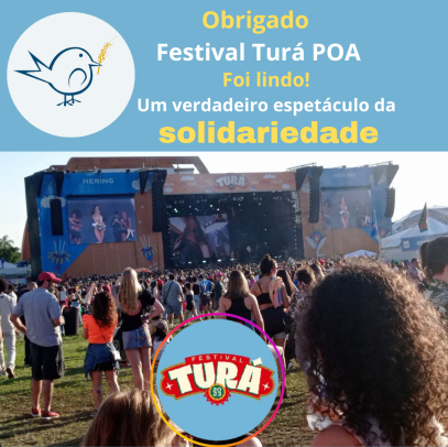 Festival Turá deu show de solidariedade