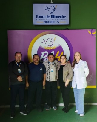 Banco de Alimentos RS recebe visita de monitoramento da Prefeitura e do MDS